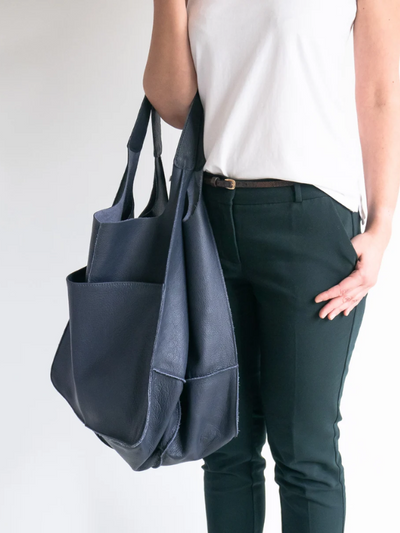 Maxine Beach Tote – Large PU Leather Summer Bag