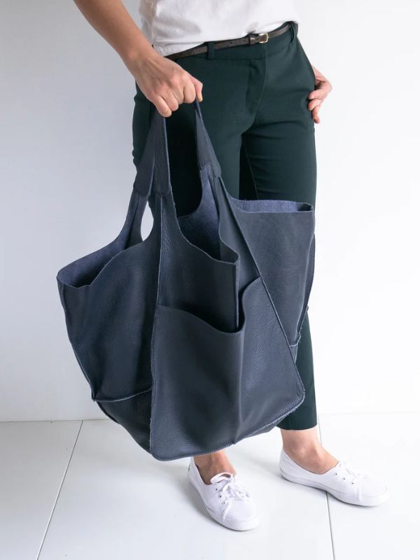 Maxine Beach Tote – Large PU Leather Summer Bag