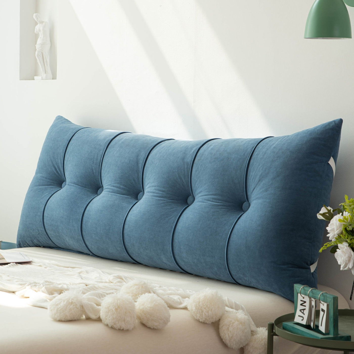 Ergonomic Wedge Pillow with Washable Cover