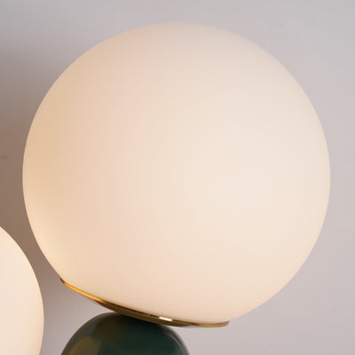 Modern Glass and Resin Table Lamp