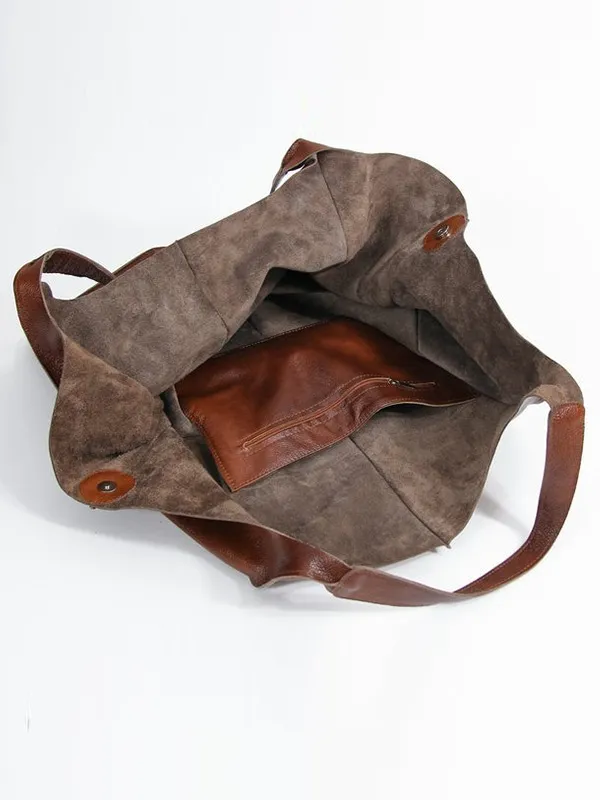 Maxine Beach Tote – Large PU Leather Summer Bag