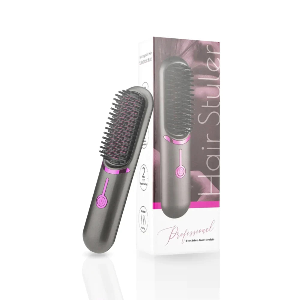 ArtisticComb Wireless Styling Iron – Straighten, Curl & Smooth
