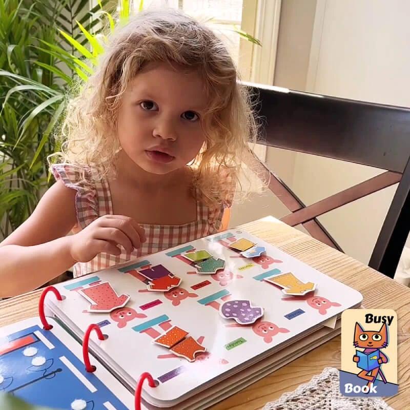 Sensory Busy Book for Toddlers and Kids