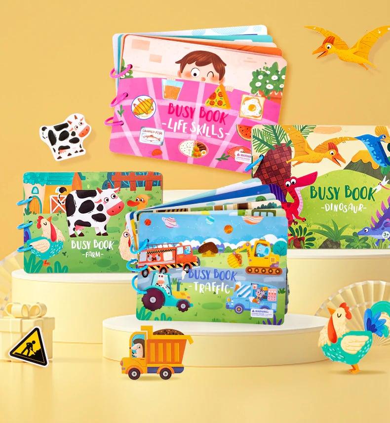 Sensory Busy Book for Toddlers and Kids