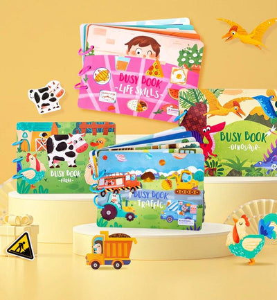 Sensory Busy Book for Toddlers and Kids