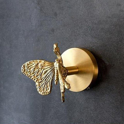 Brass Animal Wall Hook Rack Gold Accents