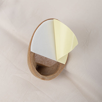 Self-Adhesive Wood-Look Wall Hooks Durable