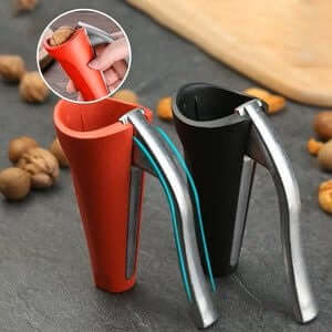 Ergonomic Lever Nutcracker – Easy Nut Cracking Tool