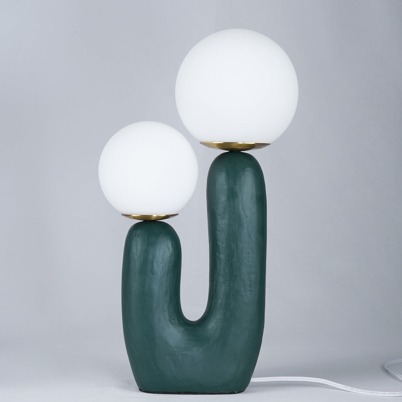 Modern Glass and Resin Table Lamp