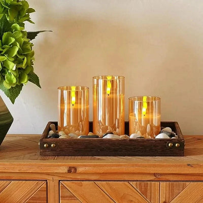 Flameless LED Candle Set with Remote Control