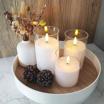 Flameless LED Candle Set with Remote Control