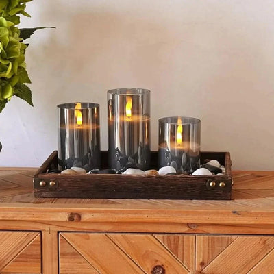 Flameless LED Candle Set with Remote Control