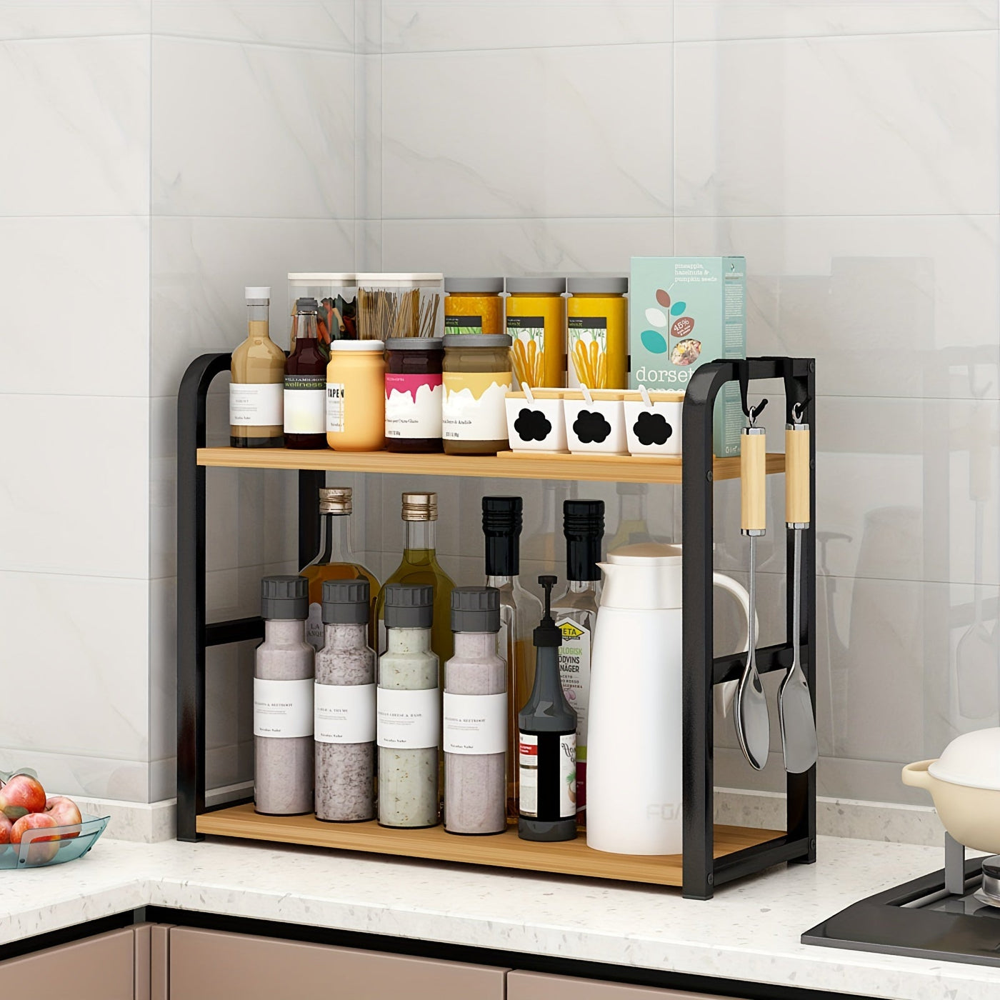 Spicify – Stainless Steel Kitchen Organizer Rack