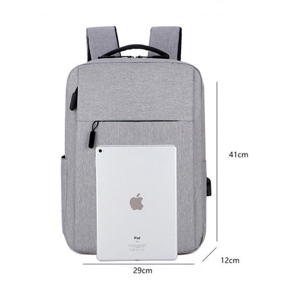 TechTrek Pro Business Laptop Backpack – Waterproof with USB Port