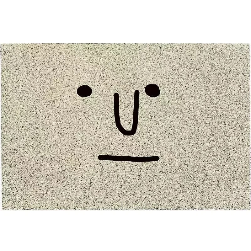 Mood Emoji Doormat Funny Welcome Mat Polyester Non-Slip