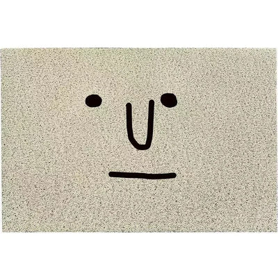 Mood Emoji Doormat Funny Welcome Mat Polyester Non-Slip