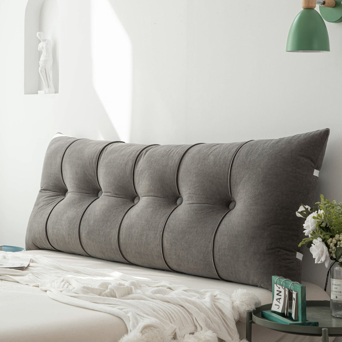Ergonomic Wedge Pillow with Washable Cover