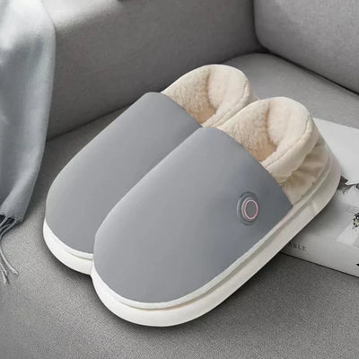 Electric Heated Slippers – Adjustable Warmth for Cozy Indoor Comfort