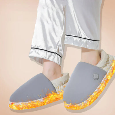 Electric Heated Slippers – Adjustable Warmth for Cozy Indoor Comfort