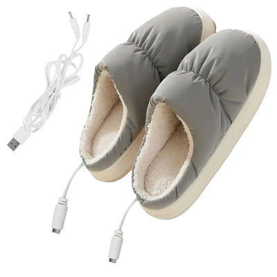 Electric Heated Slippers – Adjustable Warmth for Cozy Indoor Comfort