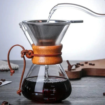 Chemex Coffee Pot with Hario V60 Dripper Set – Precision Brewing with Style