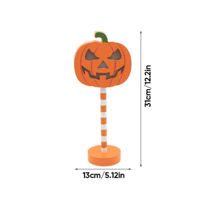 Solar-Powered LED Halloween Garden Lantern