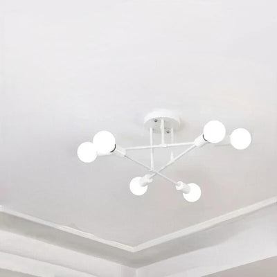 Modern LED Ceiling Light, 70cm Round Fixture