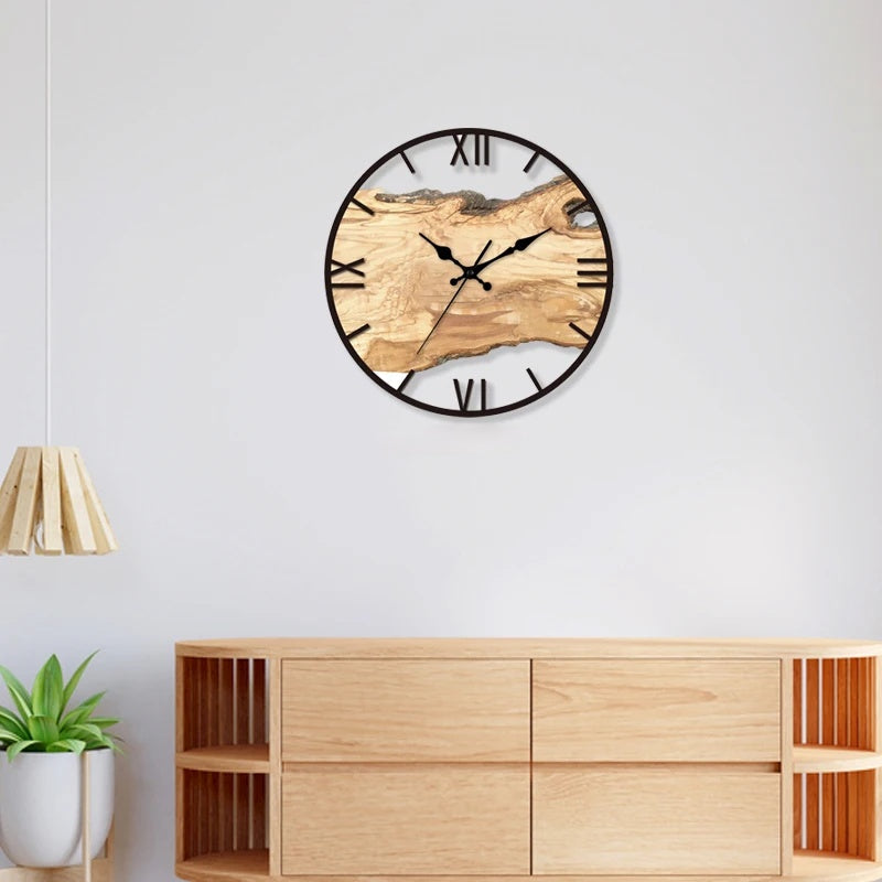Clear Acrylic Wall Clock – Modern Transparent Design