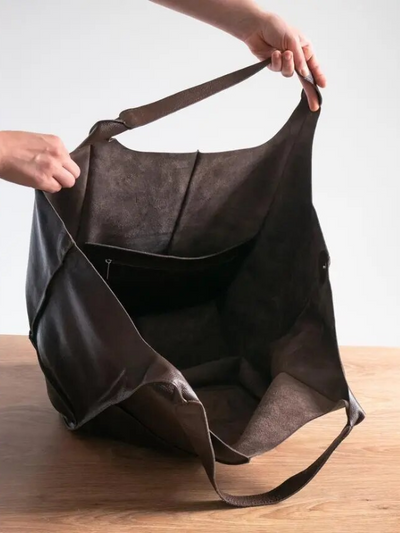 Maxine Beach Tote – Large PU Leather Summer Bag