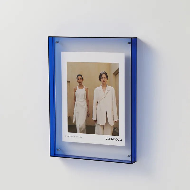 Vibrant Acrylic Photo Frame With Colored Edges