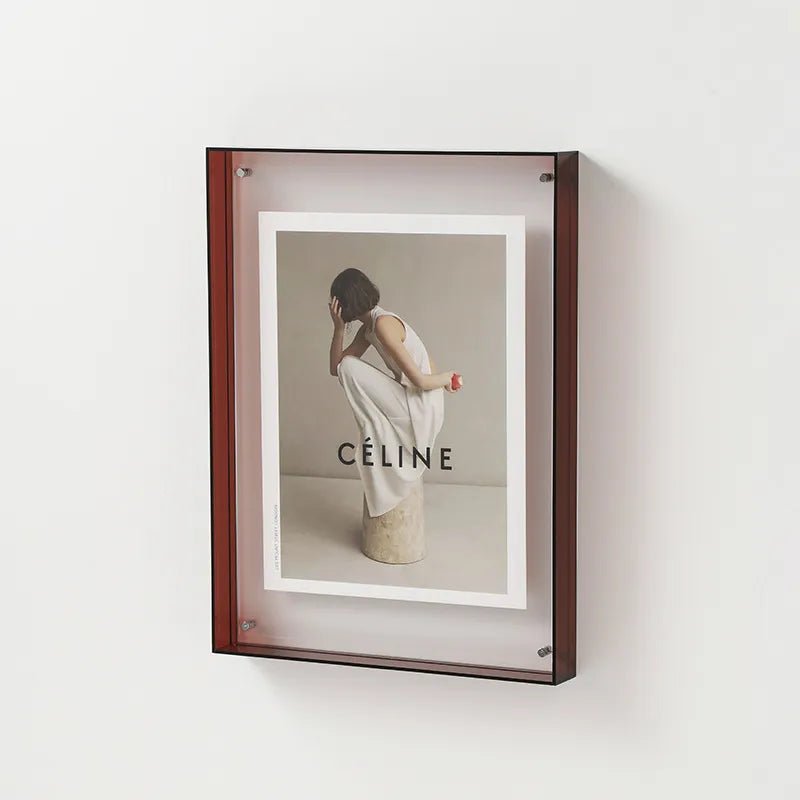 Vibrant Acrylic Photo Frame With Colored Edges