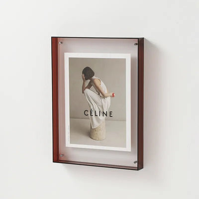 Vibrant Acrylic Photo Frame With Colored Edges