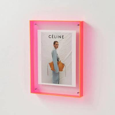 Vibrant Acrylic Photo Frame With Colored Edges