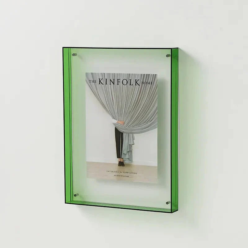 Vibrant Acrylic Photo Frame With Colored Edges