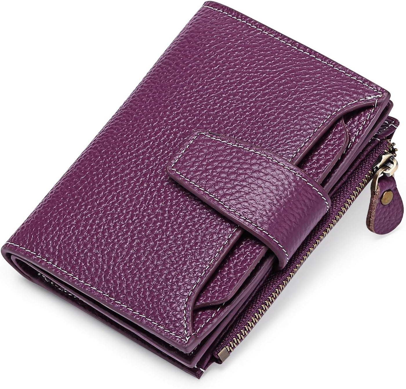 Compact Genuine Leather RFID Blocking Multi-Functional Wallet