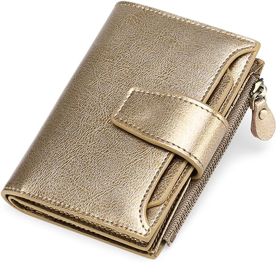 Compact Genuine Leather RFID Blocking Multi-Functional Wallet