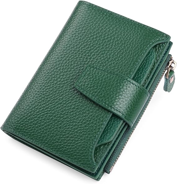 Compact Genuine Leather RFID Blocking Multi-Functional Wallet