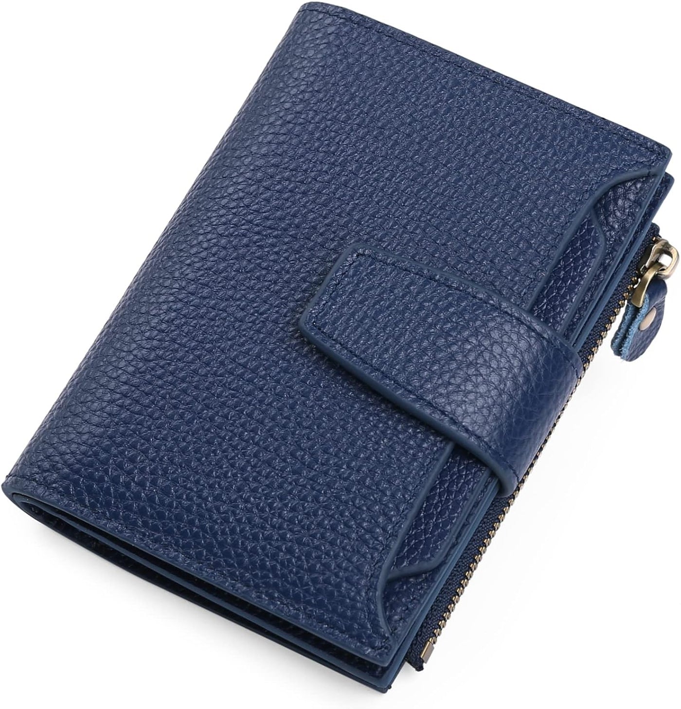 Compact Genuine Leather RFID Blocking Multi-Functional Wallet