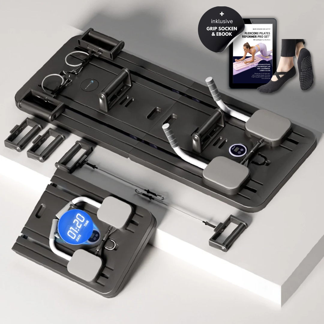 Complete CoreFlex Pro Pilates Reformer Set for Home Workouts