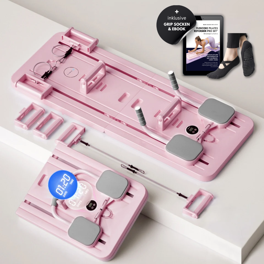 Complete CoreFlex Pro Pilates Reformer Set for Home Workouts