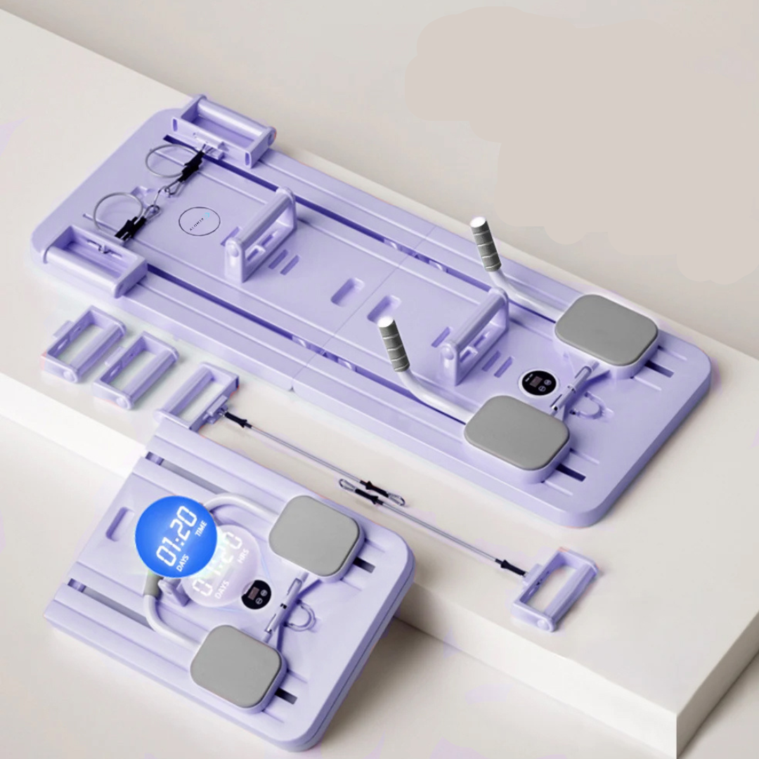 Complete CoreFlex Pro Pilates Reformer Set for Home Workouts