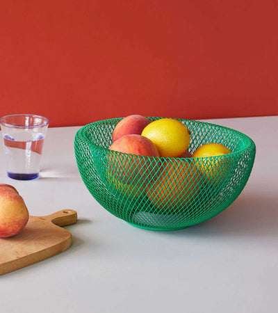 Steel Mesh Fruit Basket with Ventilation for Fresh Storage