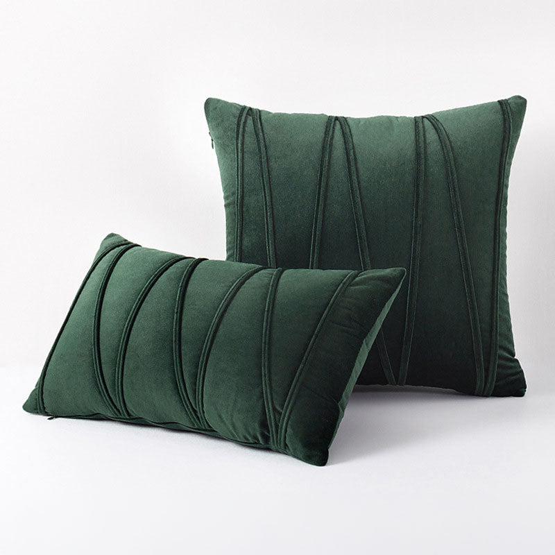 Velvet Decorative Cushion with Removable Soft Cover