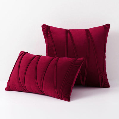 Velvet Decorative Cushion with Removable Soft Cover