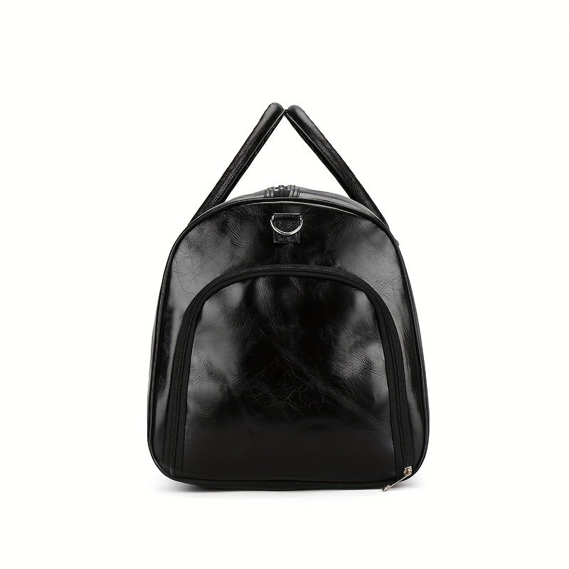 Voyager's Haven Deluxe Leather Retro Travel Bag