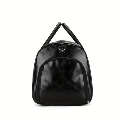Voyager's Haven Deluxe Leather Retro Travel Bag