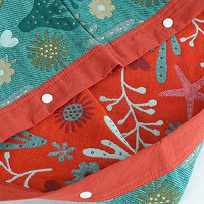 Coral Floral Cotton Pillow Sham – Breathable & Reversible
