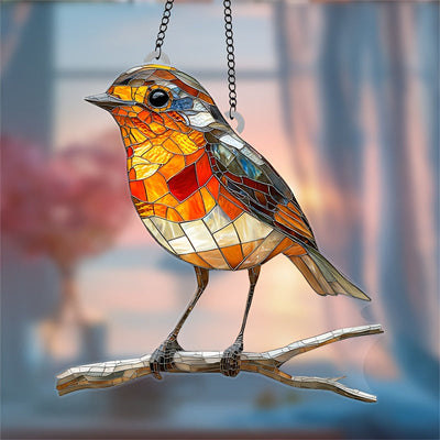 Acrylic Bird Sun Catcher Hanging Window Decor