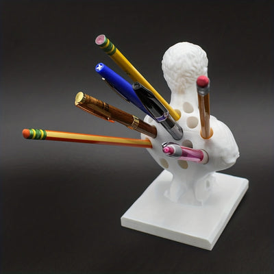 Julius Caesar Desk Pen Holder Vintage History Office Accessory