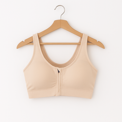 Women’s Sports Bra with Front Zipper Breathable